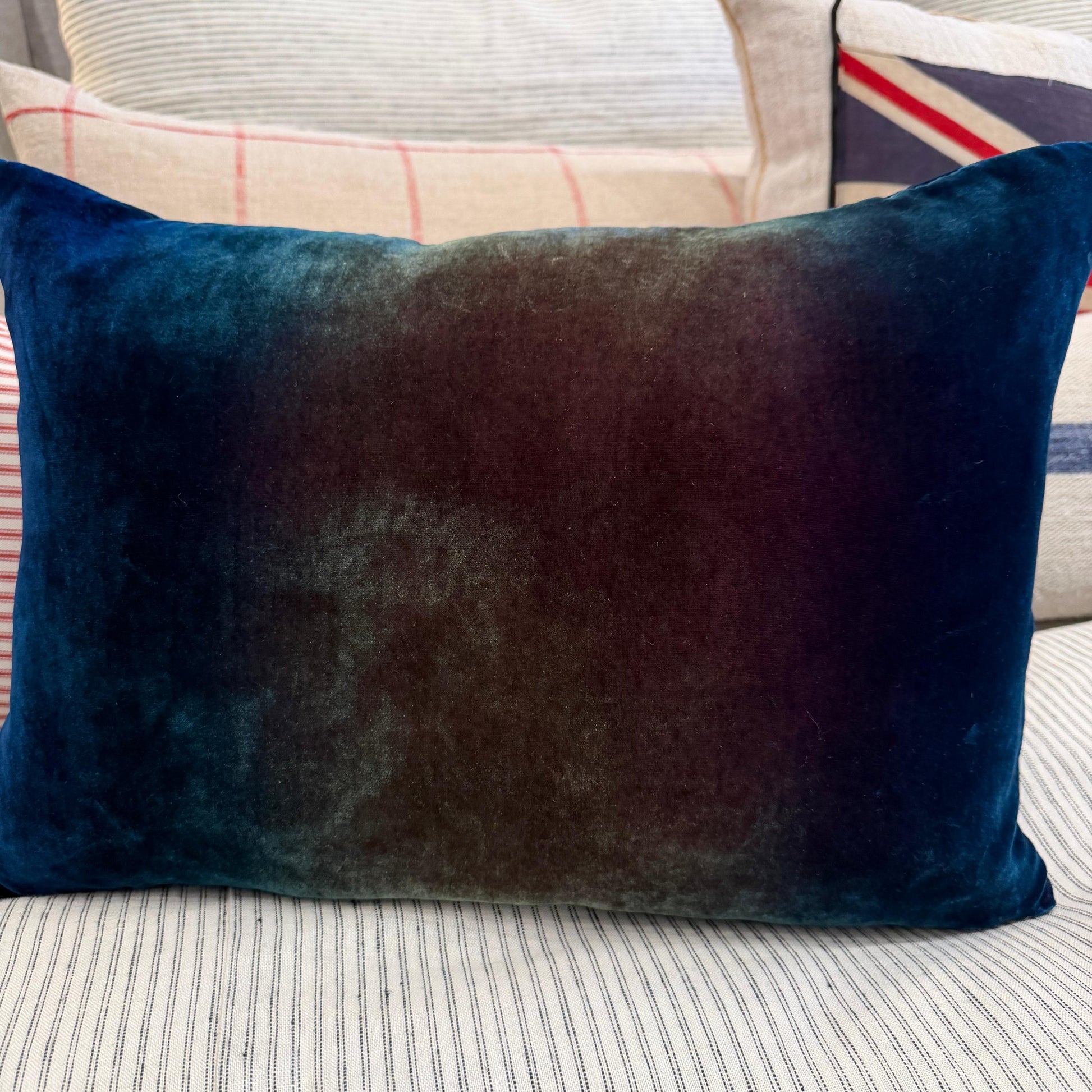 Ombre Velvet Dec Pillow 14x20 - Blue Springs Home