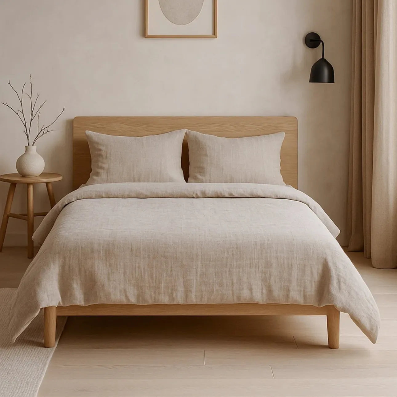 So Soft Linen Duvet Cover - Queen - Blue Springs Home