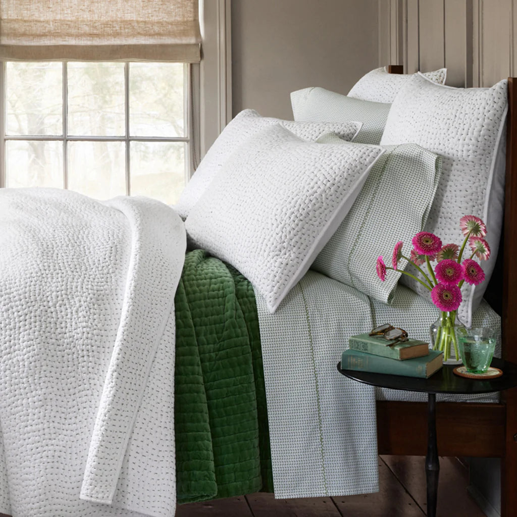Hand Stitched Coverlet - King