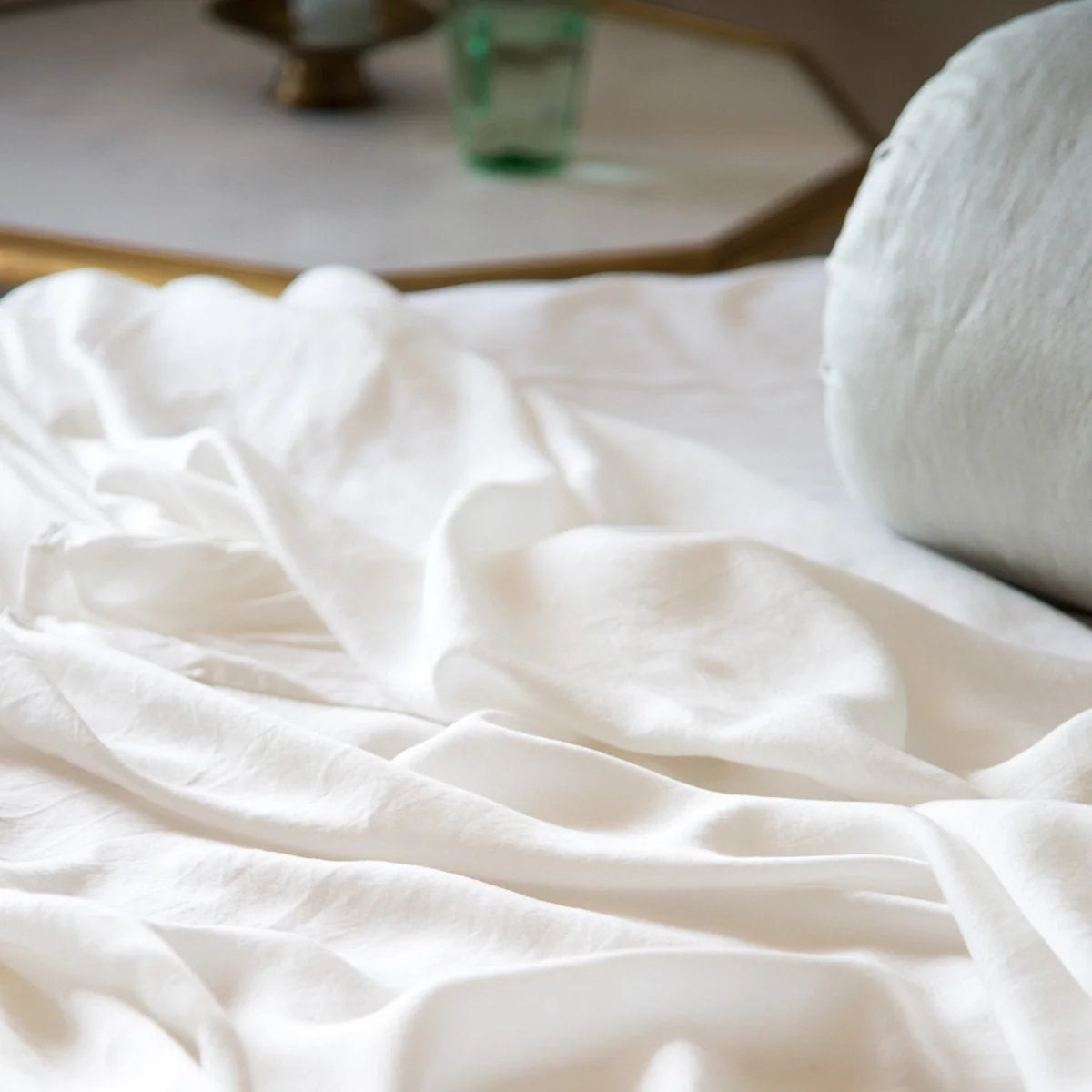 Madera Luxe Donella Lace Trim Flat Sheet