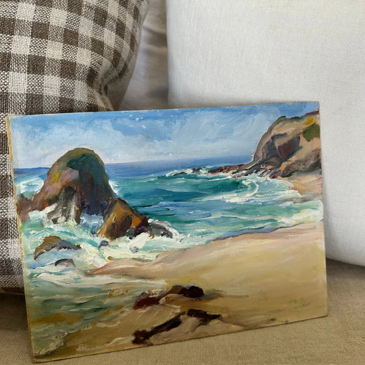 1958 Oil Painting Laguna Beach