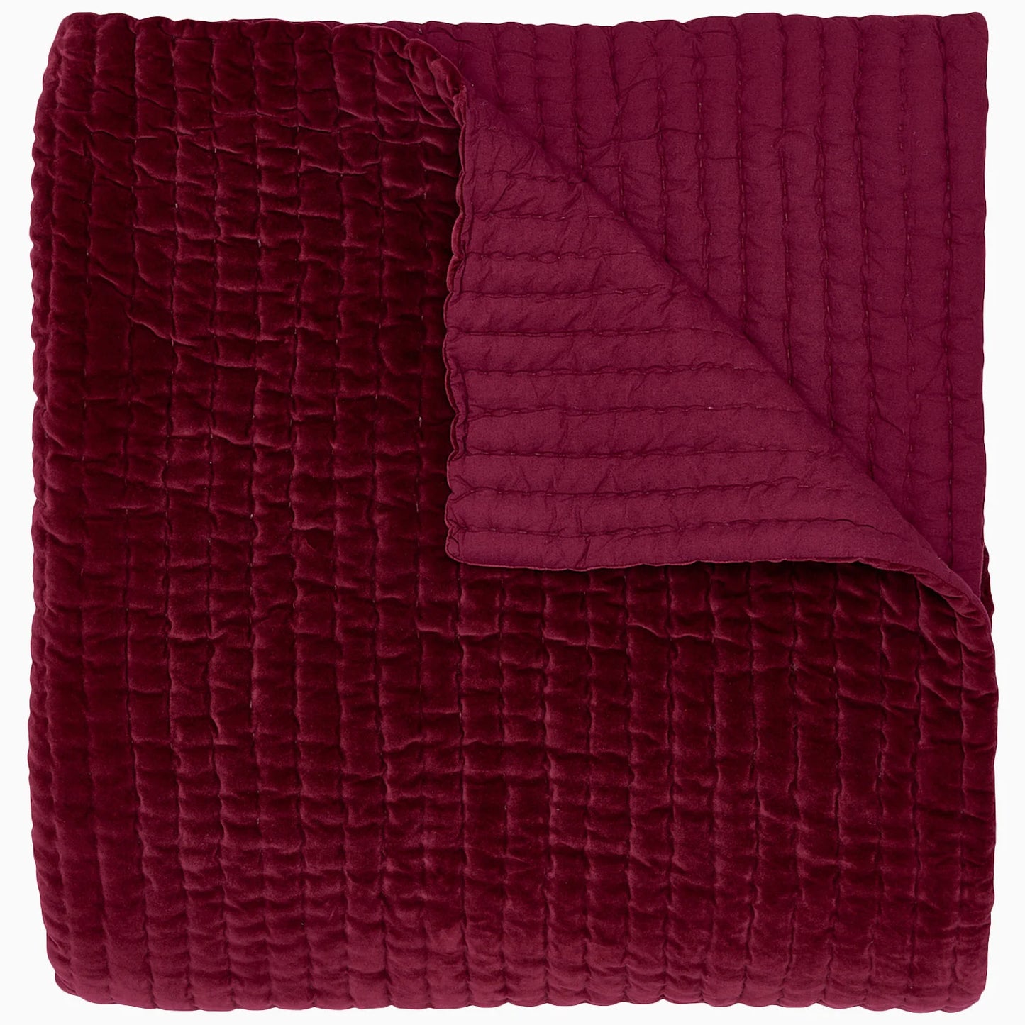 Cotton Velvet Coverlet