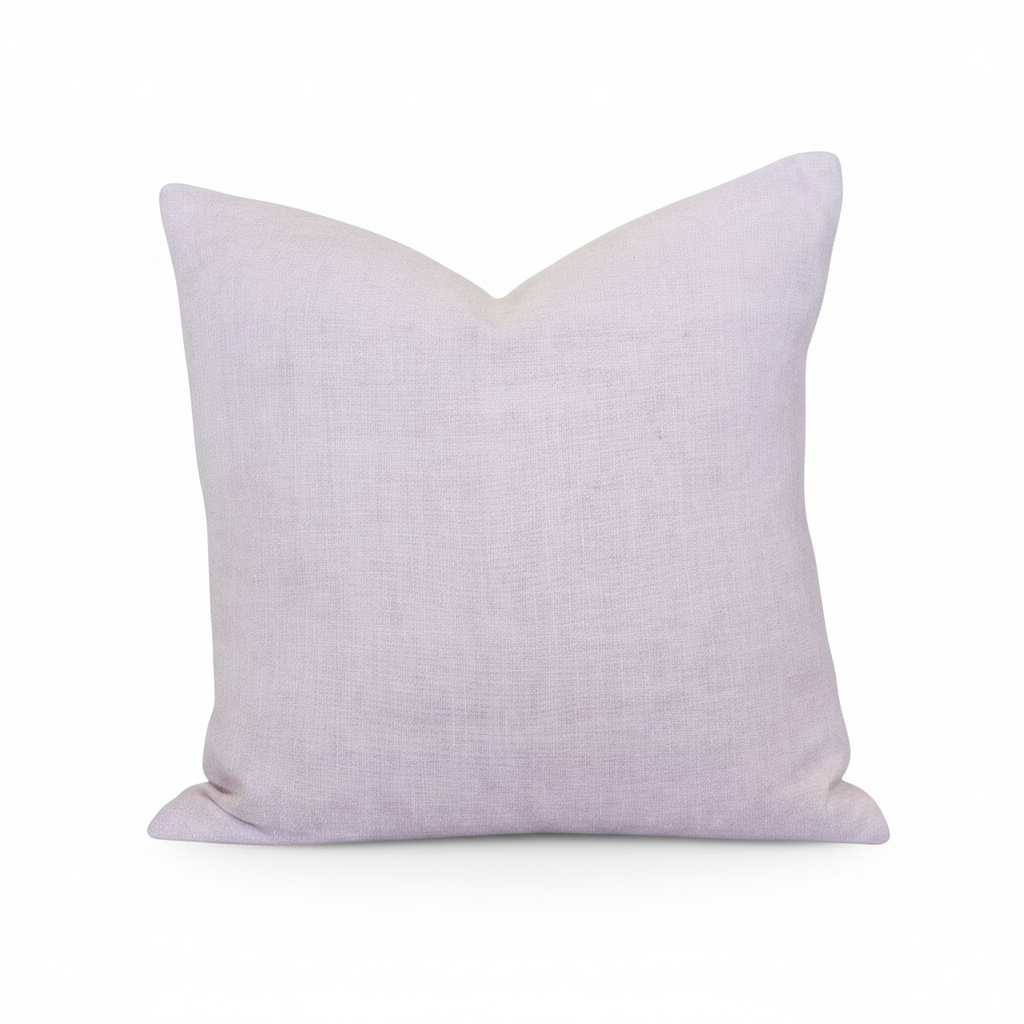 Vintage French Linen Faded Pink Pillow