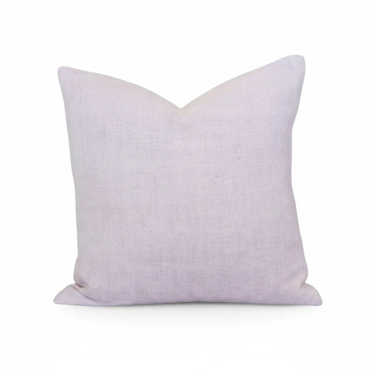 Vintage French Linen Faded Pink Pillow