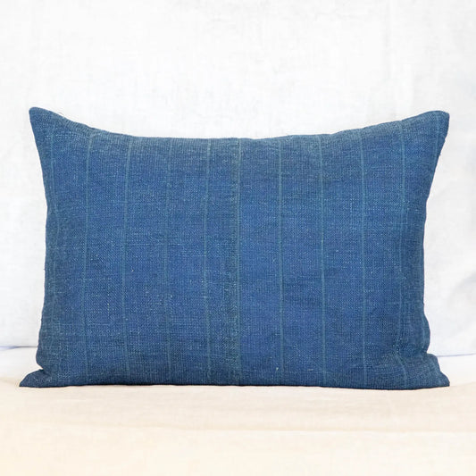 Indigo Netting Vintage Pillow